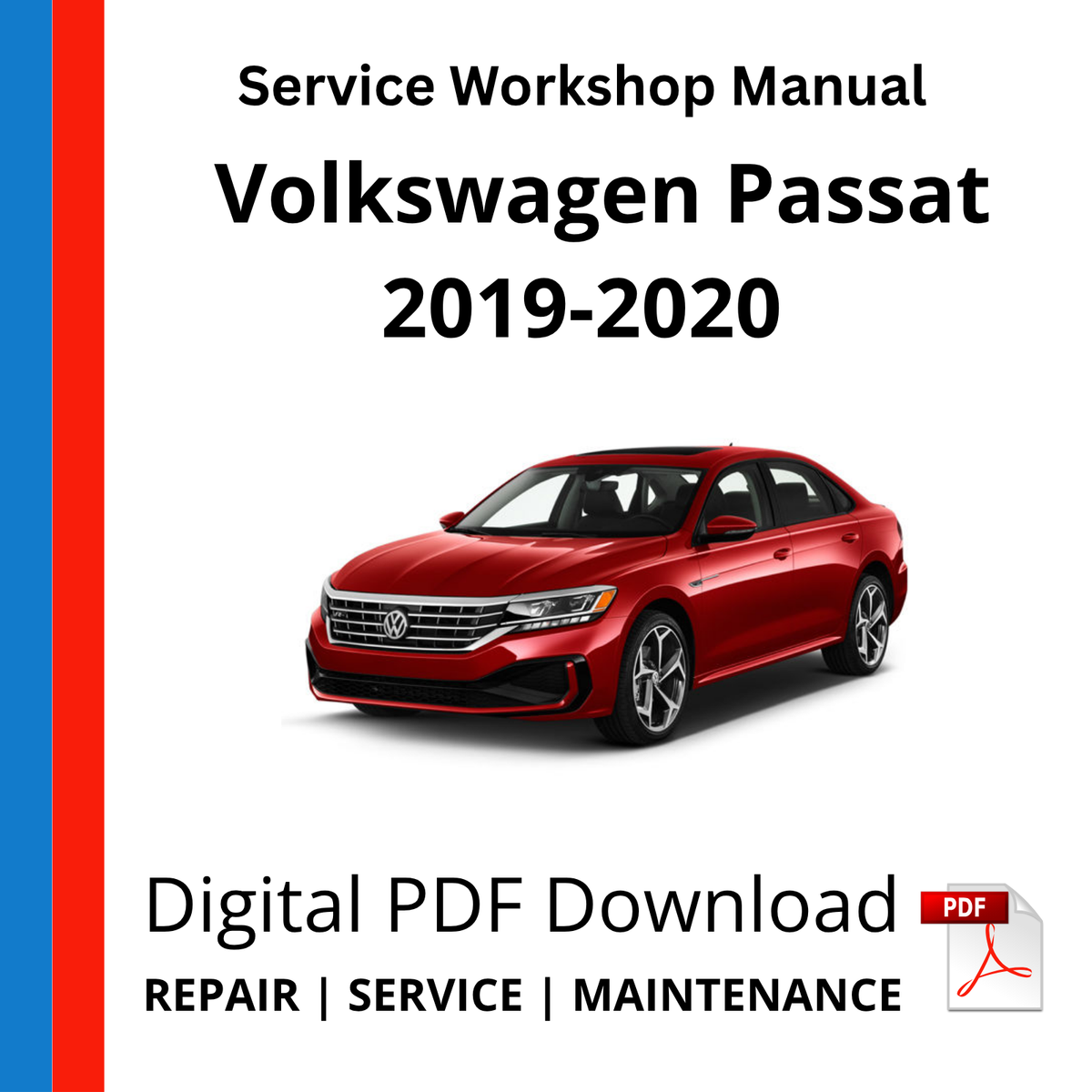 Volkswagen Passat 2019-2020 Service Workshop Manual