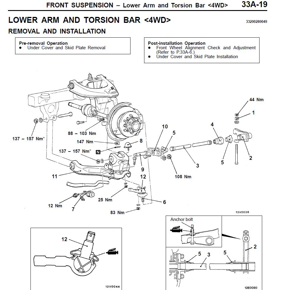 Mitsubishi L200 1996-2006 Service Workshop Manual
