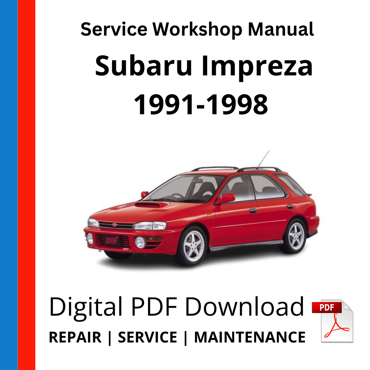 Subaru Impreza 1993-1998 Service Workshop Manual