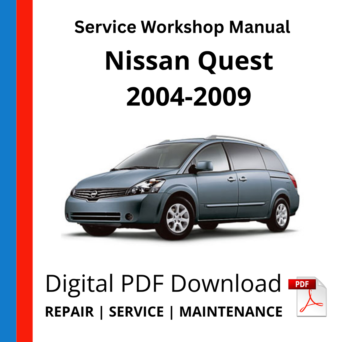 Nissan Quest 2004-2009 Service Workshop Manual