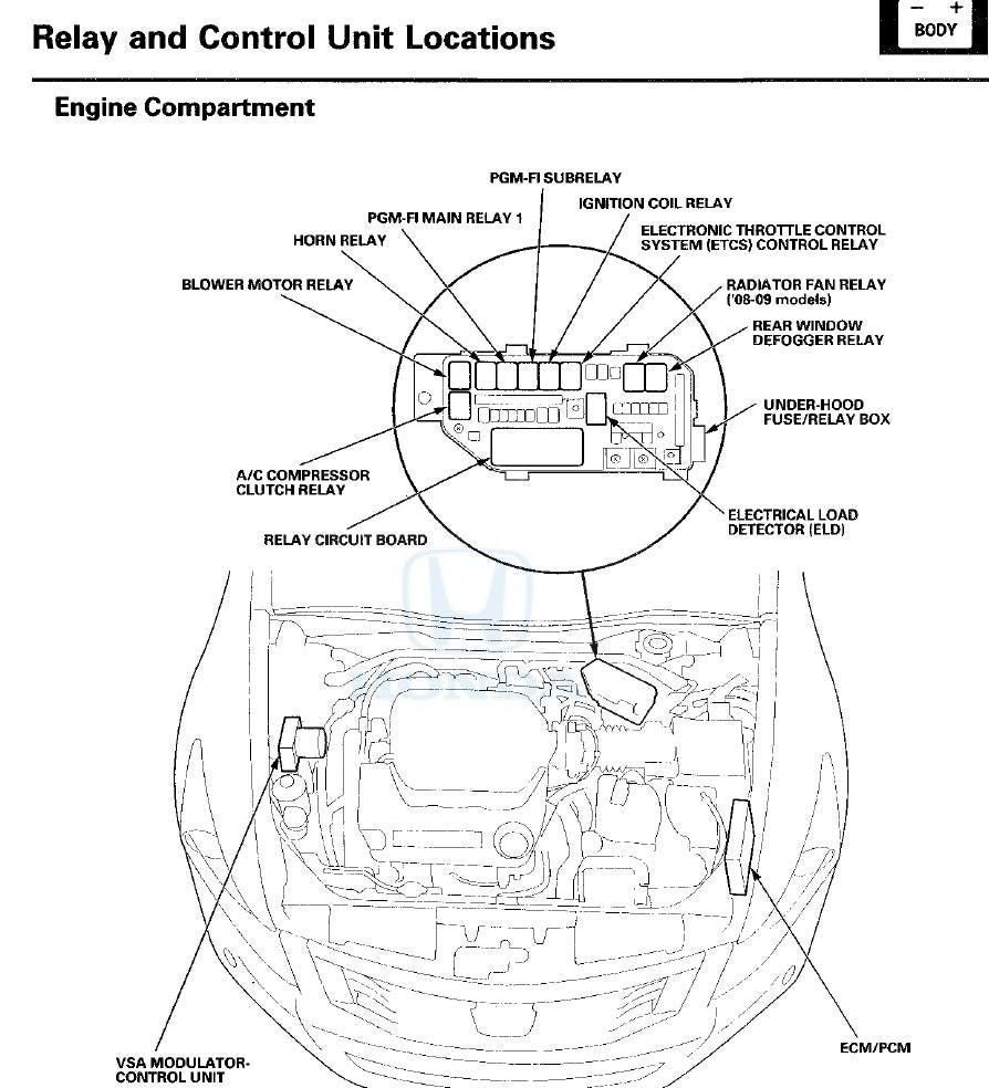 Honda Accord 2008-2009 Service Workshop Manual