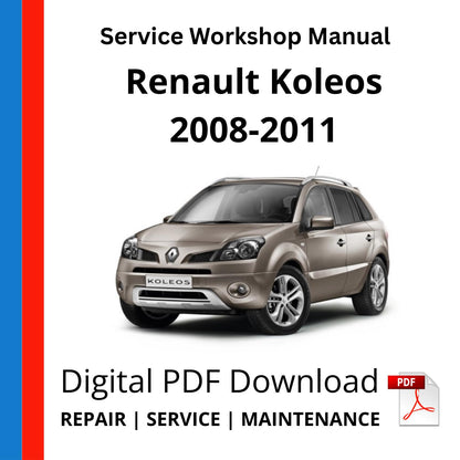 Renault Koleos 2008-2011 Service Workshop Manual