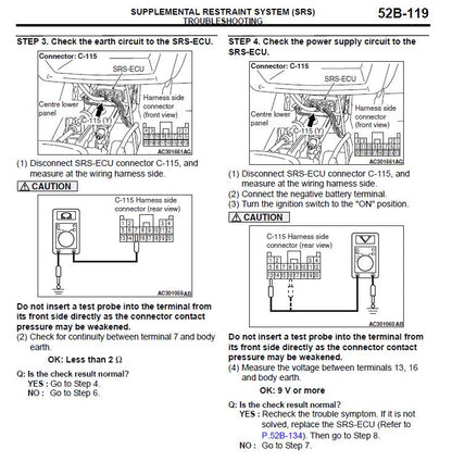 Mitsubishi Outlander 2003-2006 Service Workshop Manual