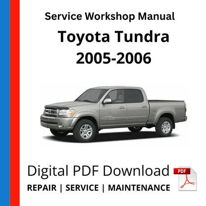Toyota Tundra 2005-2006 Service Workshop Manual