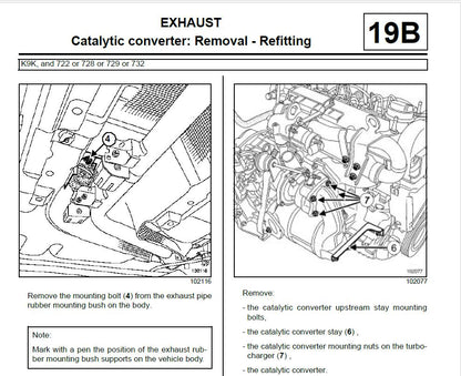 Renault Megane 2002-2005 Service Workshop Manual