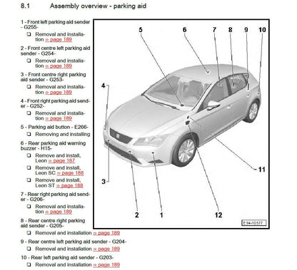 Seat Leon 2013-2020 Service Workshop Manual