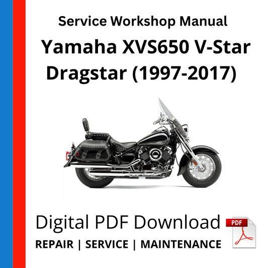 Yamaha XVS650 V-Star Dragstar (1997-2017) Service Workshop Manual