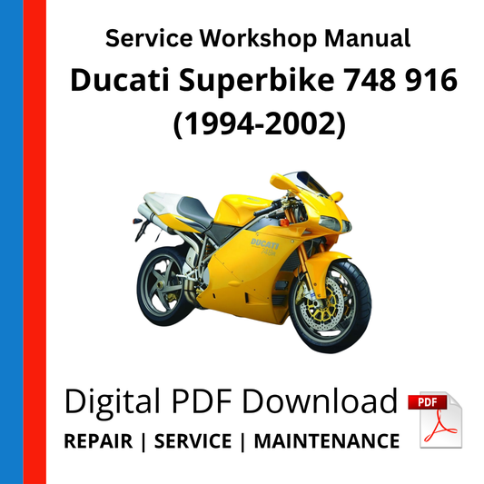 Ducati Superbike 748 916 (1994-2002) Service Workshop Manual