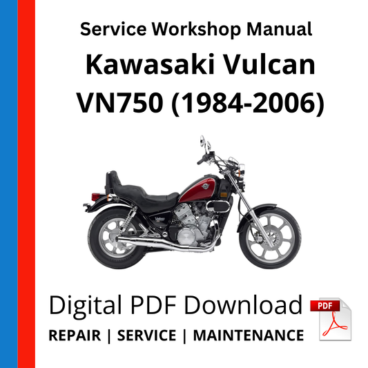Kawasaki Vulcan VN750 (1984-2006) Service Workshop Manual