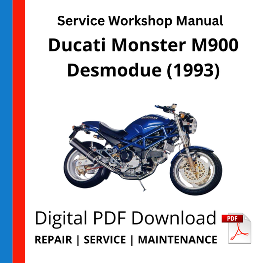 Ducati Monster M900 Desmodue (1993) Service Workshop Manual