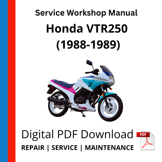 Honda VTR250 (1988-1989) Service Workshop Manual