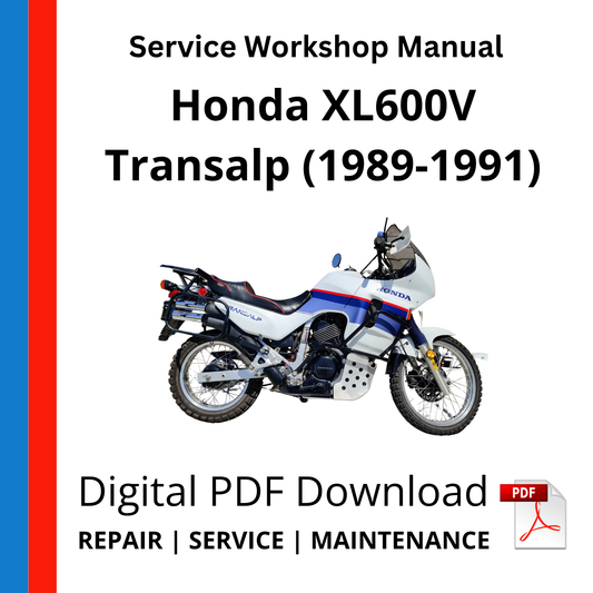 Honda XL600V Transalp (1989-1991) Service Workshop Manual
