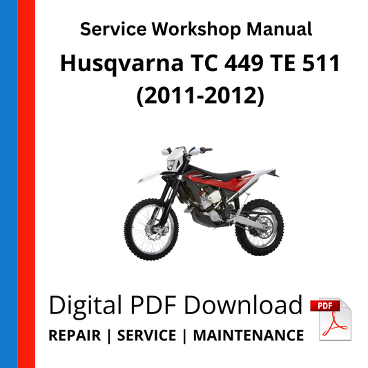 Husqvarna TC 449 TE 511 (2011-2012) Service Workshop Manual