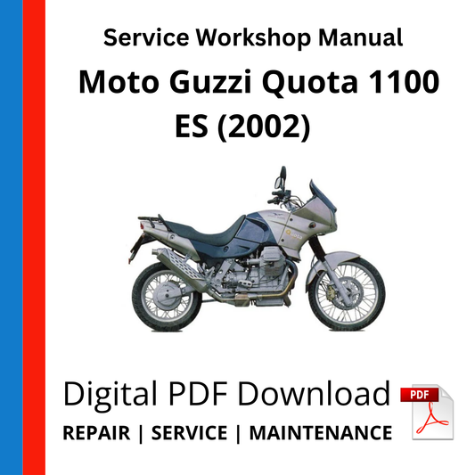 Moto Guzzi Quota 1100 ES (2002) Service Workshop Manual