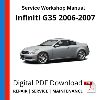 Infiniti G35 2006-2007 Service Workshop Manual
