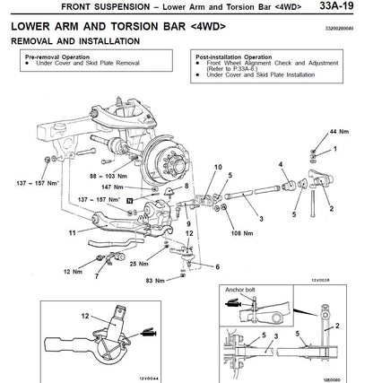 Mitsubishi L200 1996-2006 Service Workshop Manual