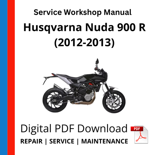 Husqvarna Nuda 900 R (2012-2013) Service Workshop Manual
