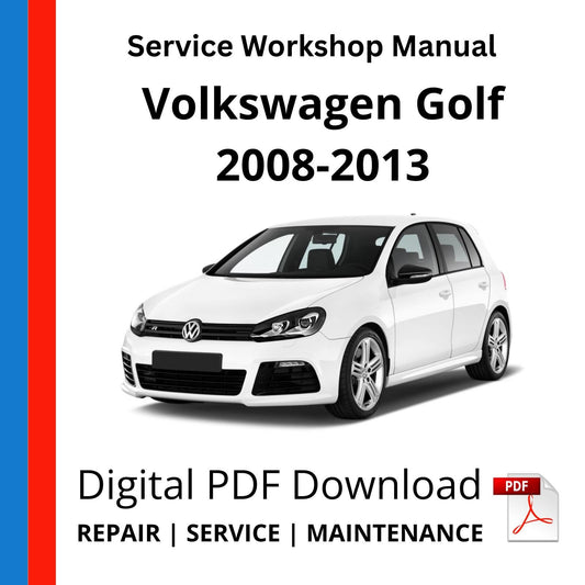 Volkswagen Golf 2008-2013 Service Workshop Manual