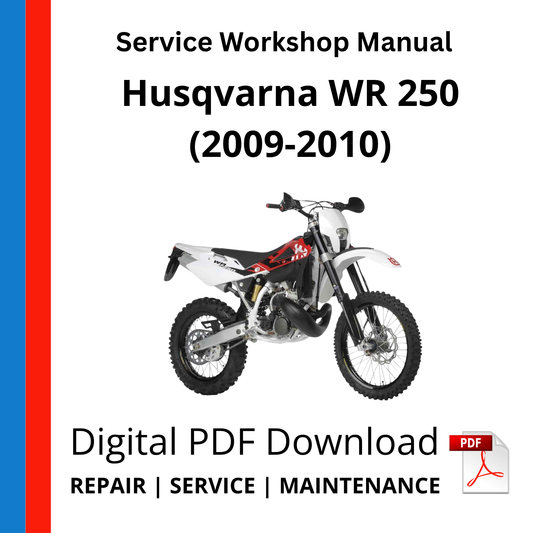 Husqvarna WR 250 (2009-2010) Service Workshop Manual