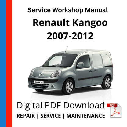 Renault Kangoo X61 2007-2012 Service Workshop Manual