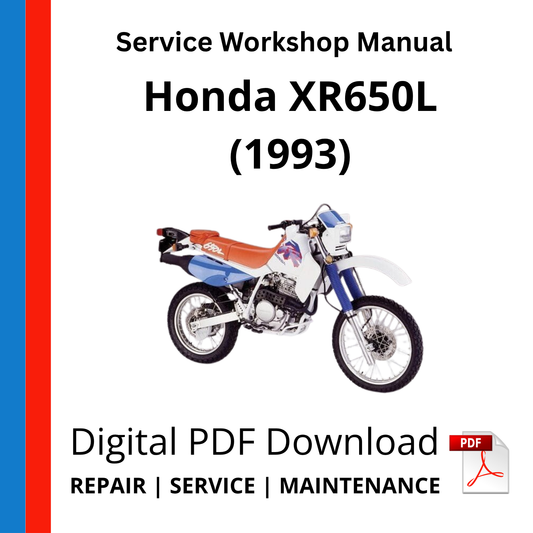Honda XR650L (1993) Service Workshop Manual
