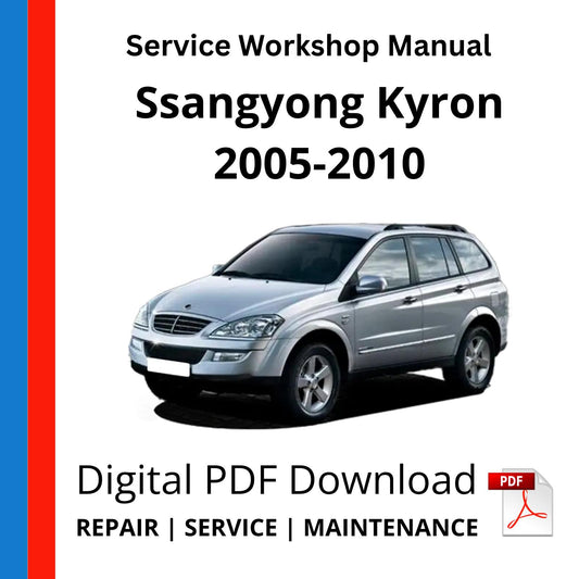 Ssangyong Kyron 2005-2010 Service Workshop Manual