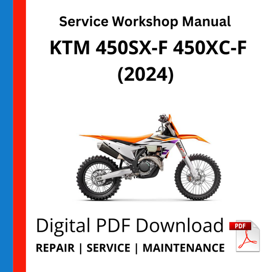 KTM 450SX-F 450XC-F (2024) Service Workshop Manual