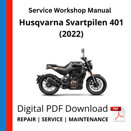 Husqvarna Svartpilen 401 (2022) Service Workshop Manual