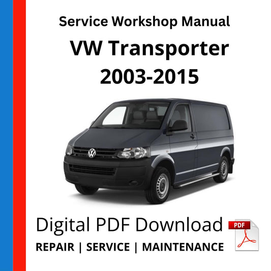 Volkswagen Transporter T5 2003-2015 Service Workshop Manual