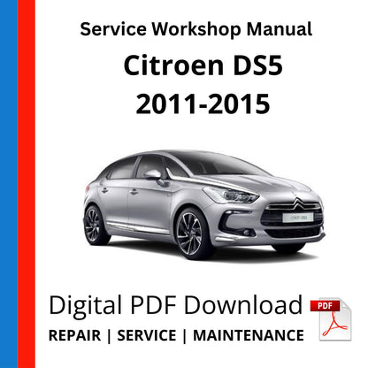 Citroen DS5 2011-2015 Service Workshop Manual