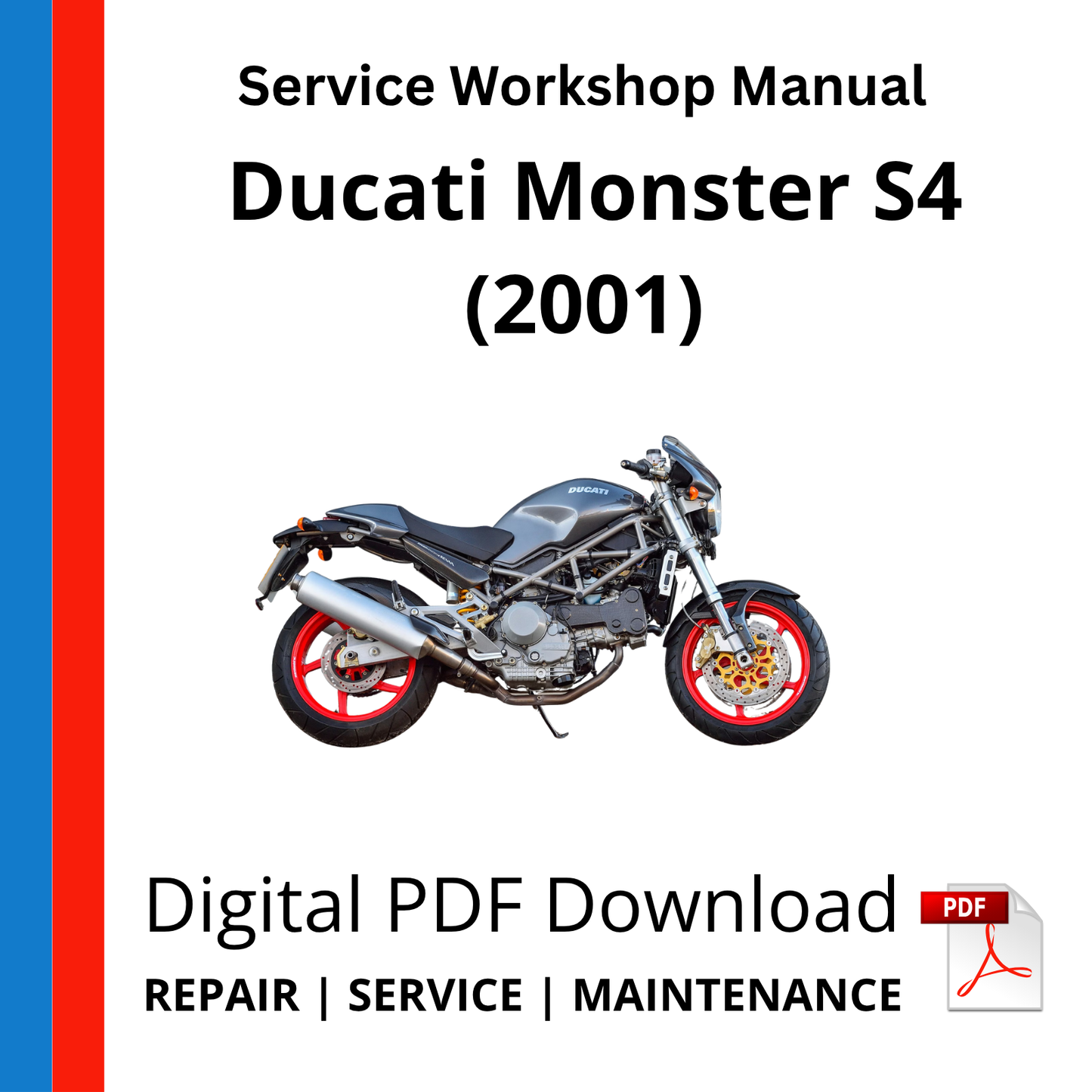 Ducati Monster S4 (2001) Service Workshop Manual