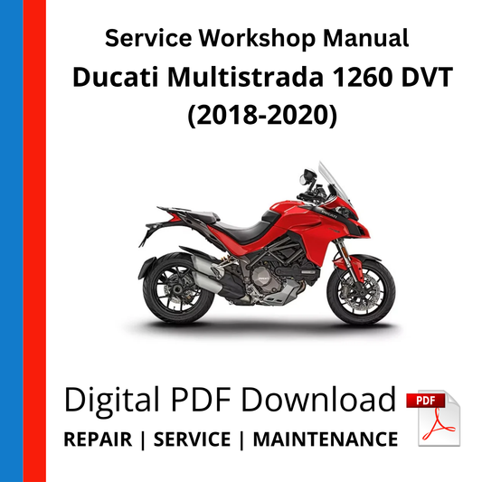 Ducati Multistrada 1260 DVT (2018-2020) Service Workshop Manual