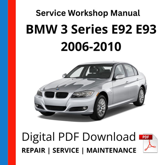 BMW 3 Series E92 E93 2006-2010 Service Workshop Manual