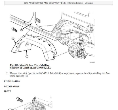 Jeep Wrangler JK 2010-2016 Service Workshop Manual