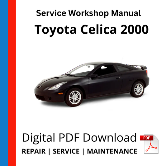 Toyota Celica 2000 Service Workshop Manual