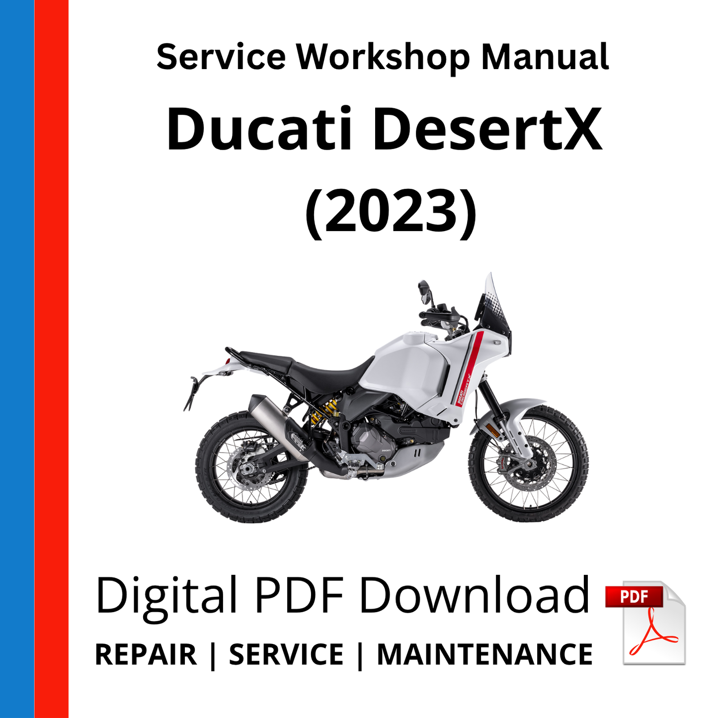 Ducati DesertX (2023) Service Workshop Manual
