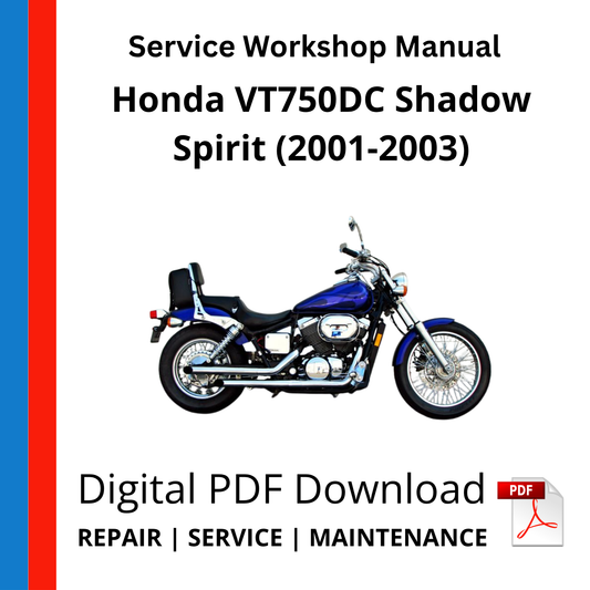 Honda VT750DC Shadow Spirit (2001-2003) Service Workshop Manual