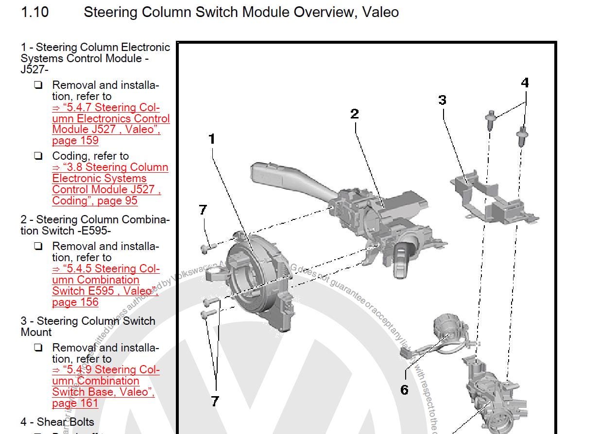 Volkswagen Beetle 2012-2019 Service Workshop Manual