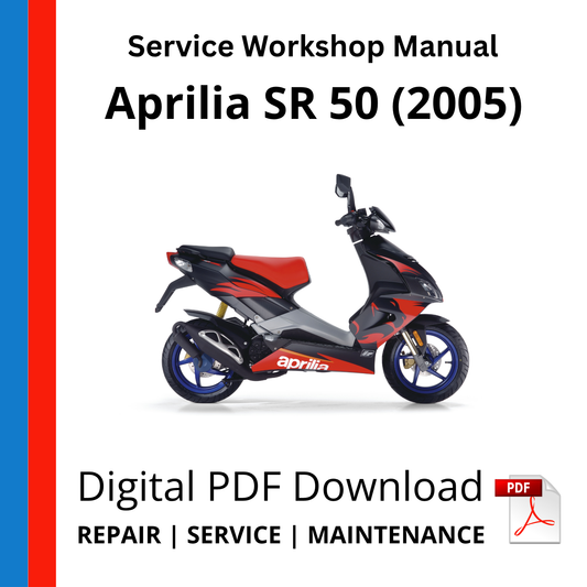 Aprilia SR 50 (2005) Service Workshop Manual