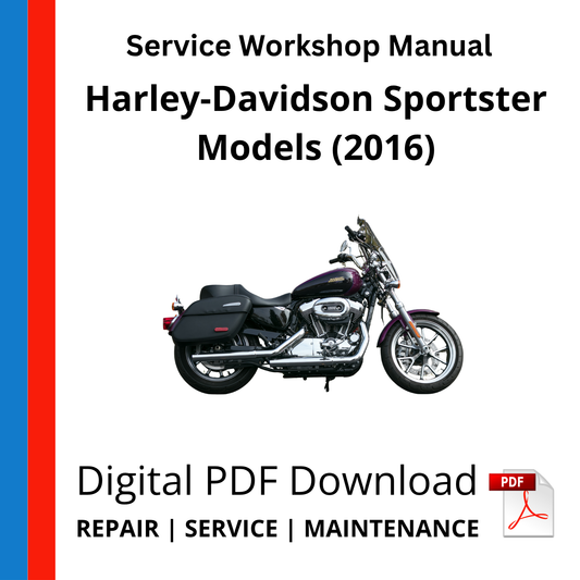 Harley-Davidson Sportster Models (2016) Service Workshop Manual