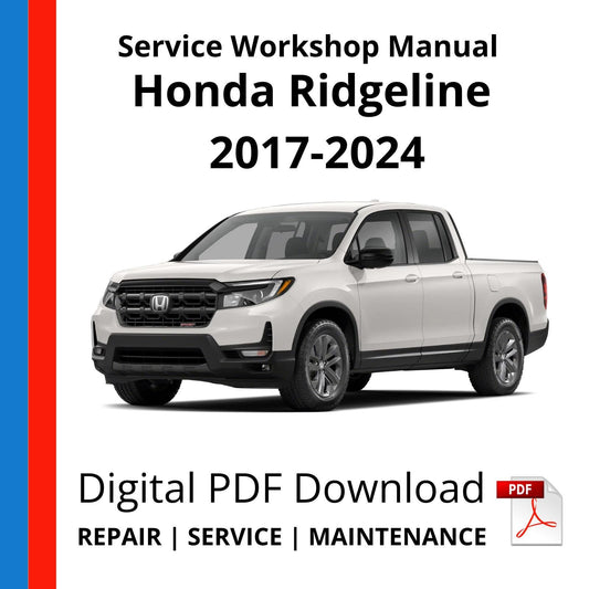 Honda Ridgeline 2017-2024 Service Workshop Manual