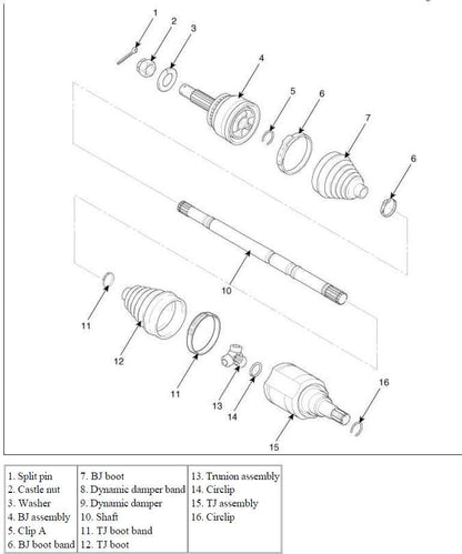 Kia Sorento 2010-2015 Service Workshop Manual
