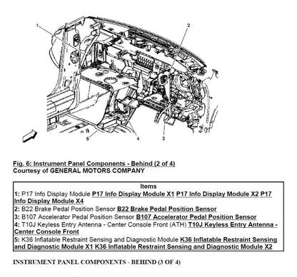 Cadillac XTS 2012-2017 Service Workshop Manual