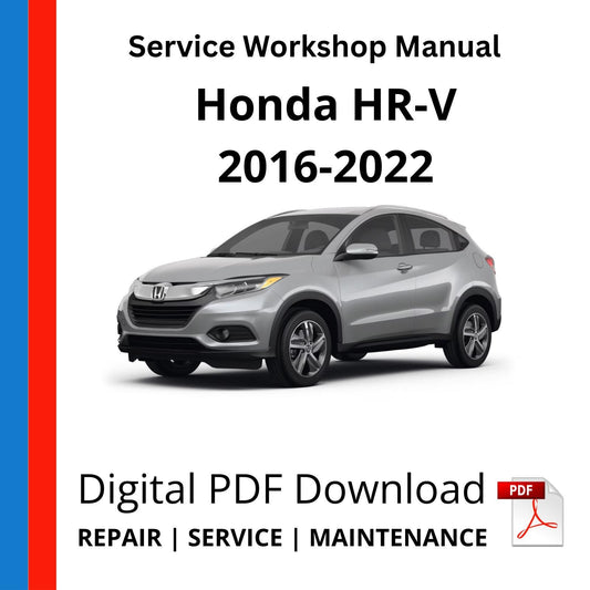 Honda HR-V 2016-2022 Service Workshop Manual