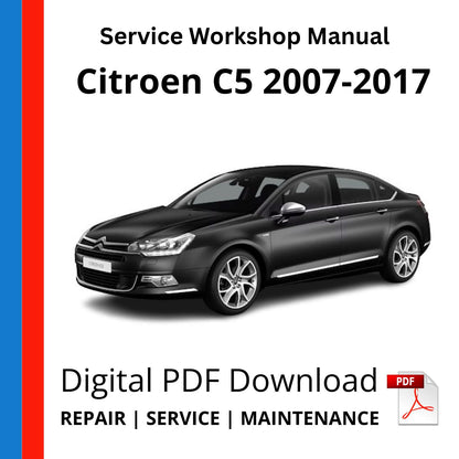 Citroen C5 2007-2017 Service Workshop Manual