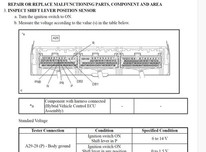 Toyota RAV4 2018-2023 Service Workshop Manual