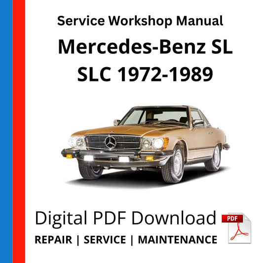 Mercedes-Benz SL SLC 1972-1989 Service Workshop Manual