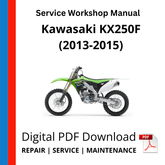 Kawasaki KX250F (2013-2015) Service Workshop Manual