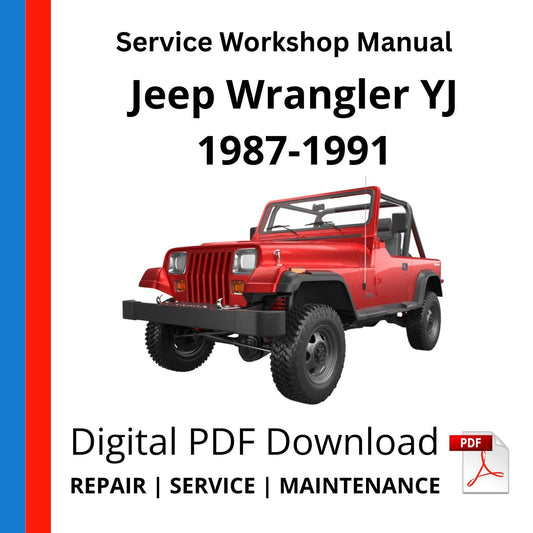 Jeep Wrangler YJ 1987-1991 Service Workshop Manual