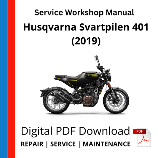 Husqvarna Svartpilen 401 (2019) Service Workshop Manual